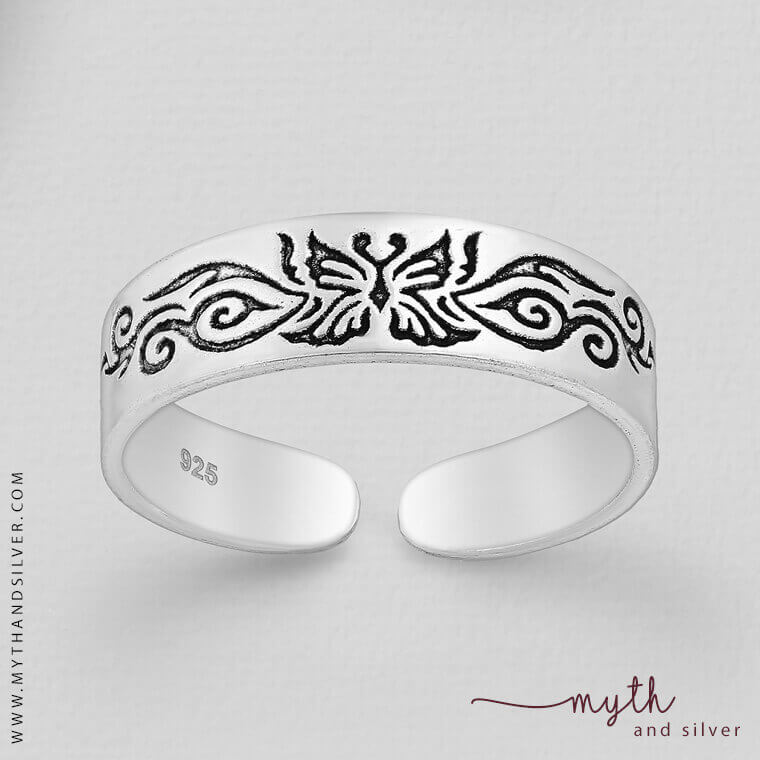 Celtic Silver Toe Ring, Oxidized Silver Toe Ring, Silver Toe Ring, Body  Jewelry ,minimalist Toe Ring, Oxidized Toe Ring , 5mm Toe Rings - Etsy